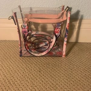 clear floral bag